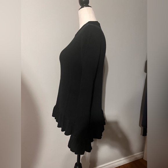 DG2 Black Sweater w/ Ruffled Sleeves!! - Picture 5 of 8